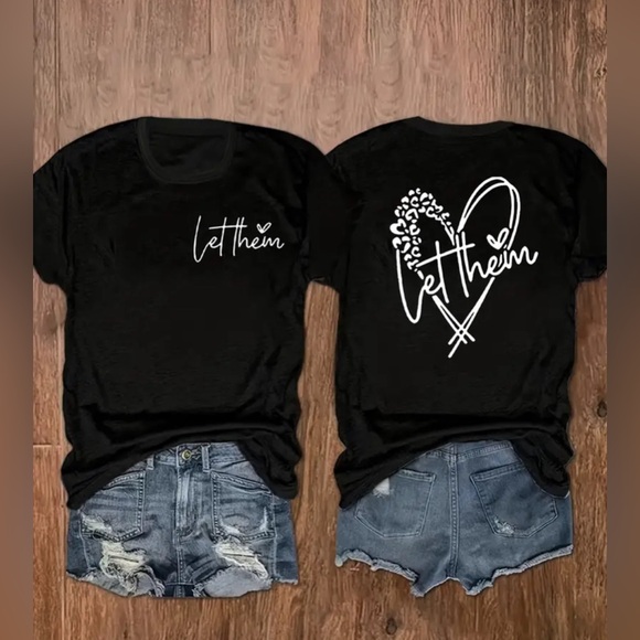 Tops - Let Them T-Shirt regular and plus size